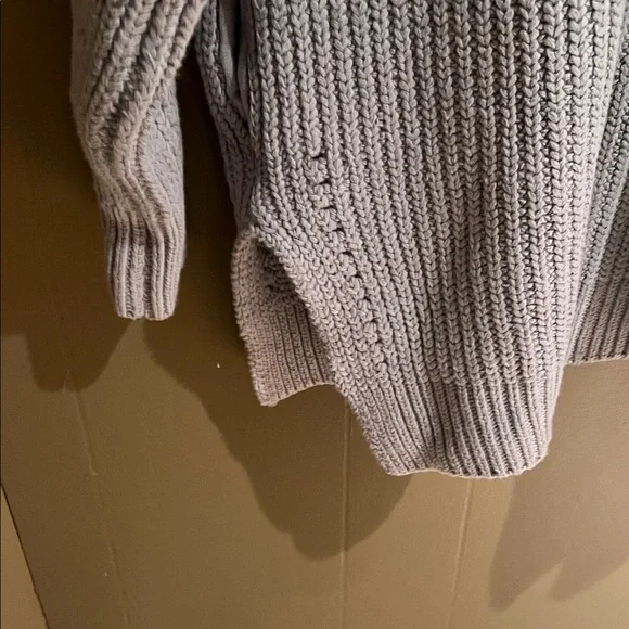 Free People Nightingale Cardi in Silver Gleam Sz M NWT - Picture 9 of 11